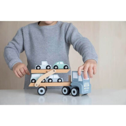 Little Dutch Wooden truck with cars