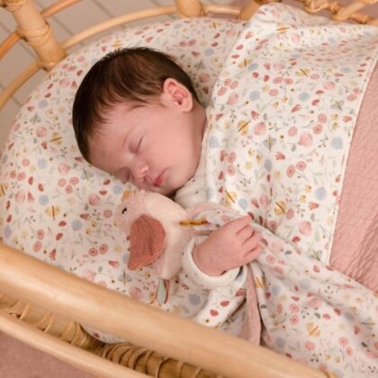 LITTLE DUTCH. Υφασμάτινο ντουντού Flowers & Butterflies