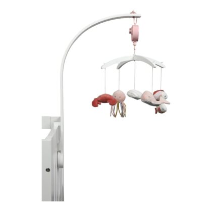 LITTLE DUTCH. Μόμπιλε κρεβατιού Ocean Pink με λευκό βραχίονα