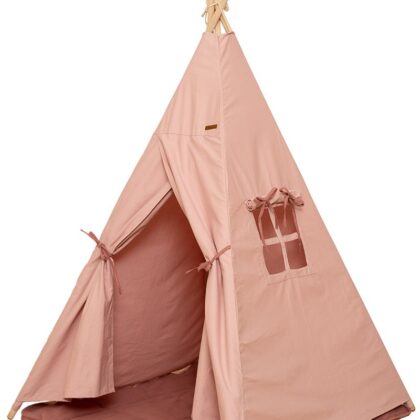 LITTLE DUTCH. Σκηνή παιχνιδιού teepee με στρωματάκι (ροζ)