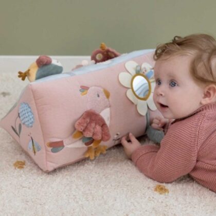 LITTLE DUTCH. Υφασμάτινο τρίγωνο δραστηριοτήτων Flowers & Butterflies