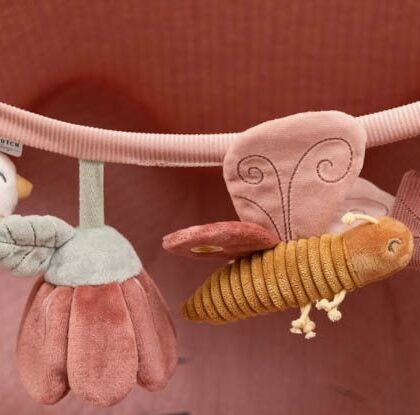 LITTLE DUTCH. Υφασμάτινη γιρλάντα για καρότσι Flowers & Butterflies