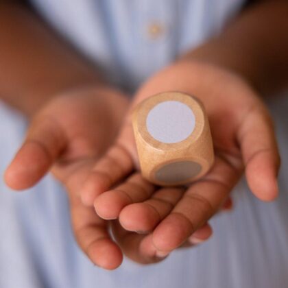 LITTLE DUTCH. Ξύλινος πύργος στοίβαξης με τουβλάκια