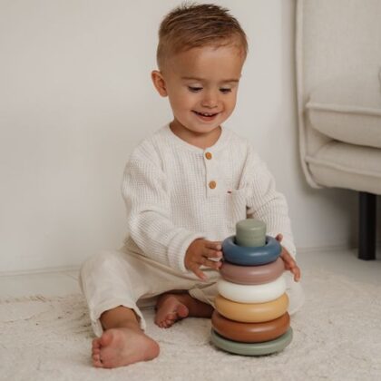 LITTLE DUTCH. Πυραμίδα στοίβαξης με κρίκους (Vintage)