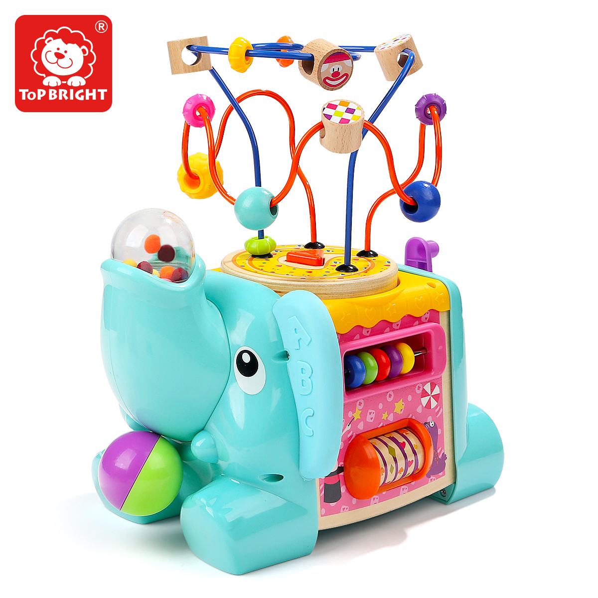 Top Bright - Κύβος Δραστηριοτήτων Ελεφαντάκι 5 σε 1