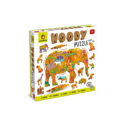 Ludattica - Woody Puzzle - The Savannah