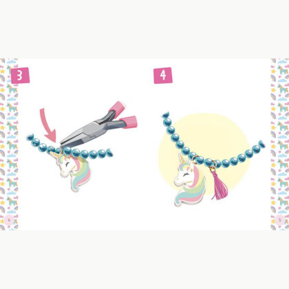 Auzou - The Jewellery Factory Mini - My New Magical Unicorn Necklace