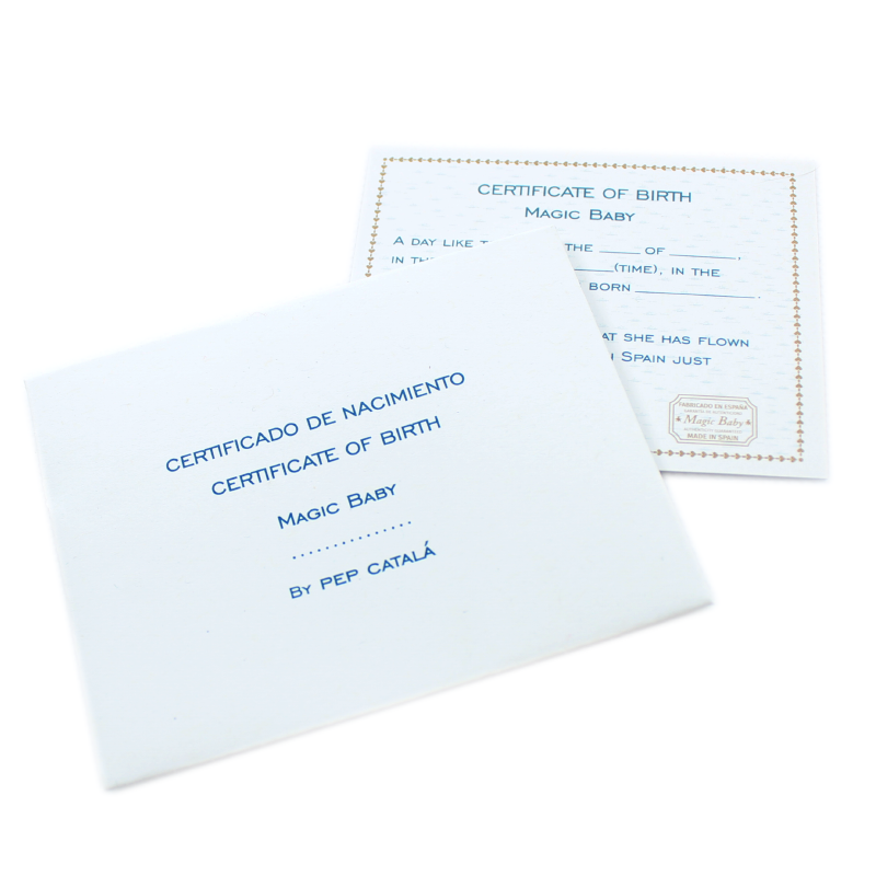 Magic baby κούκλα "Dani - Καφέ Καπέλο"