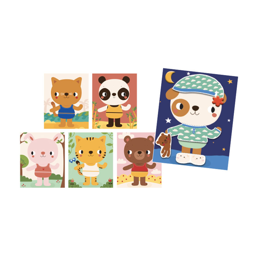 Auzou - My Artistic Kit - My Workshop: Dress the Animals