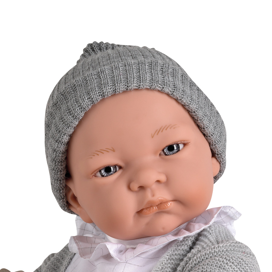 Magic baby κούκλα "John Γκρι Ζακέτα"