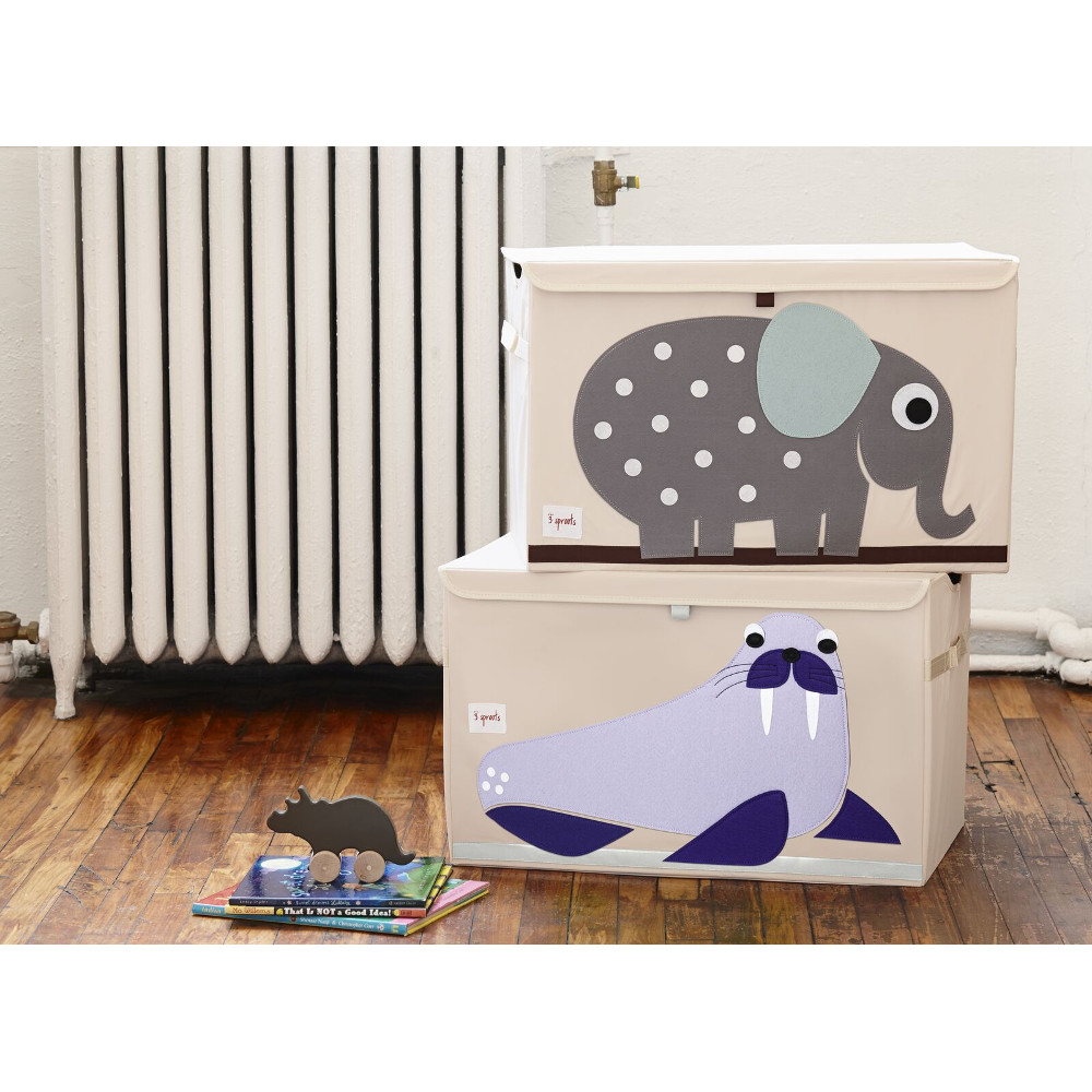 3 Sprouts – Καλάθι για παιχνίδια με καπάκι Λιοντάρι